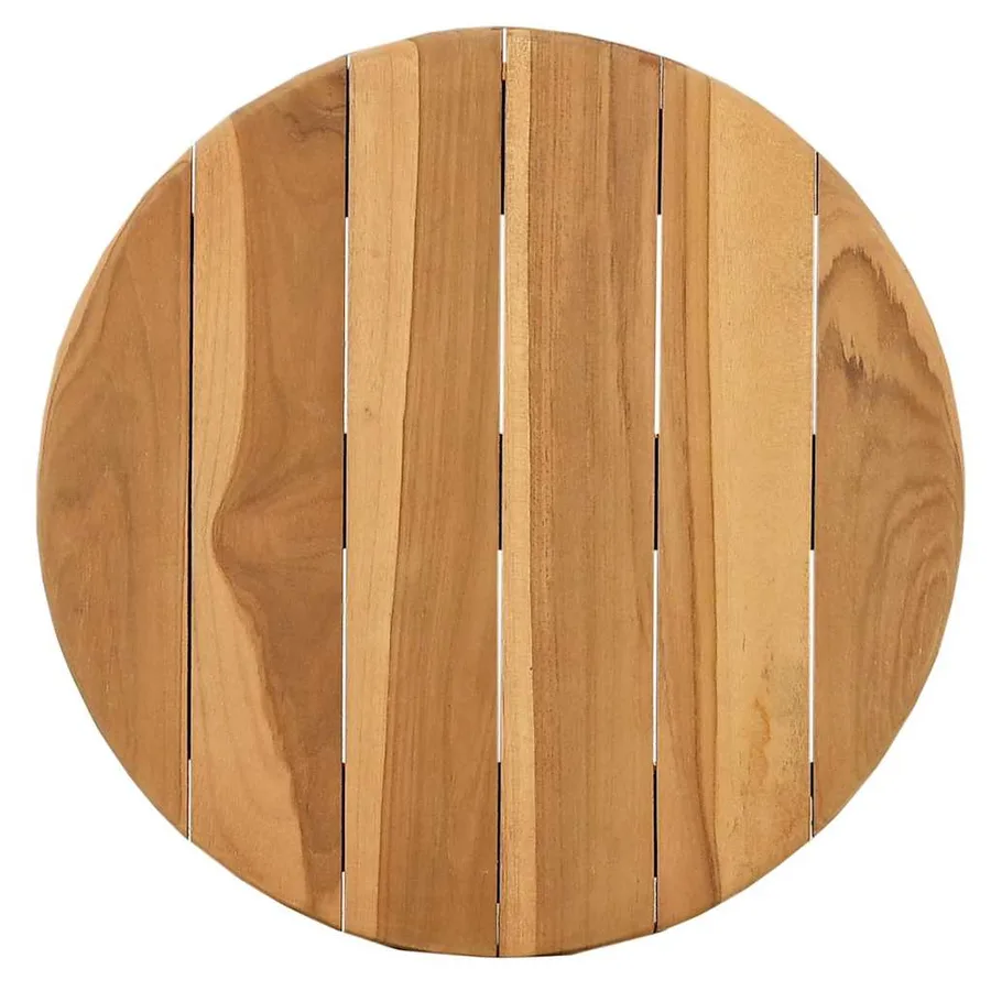 Table d'appoint Marron 40 x 40 x 41 cm Bois de teck massif - 5