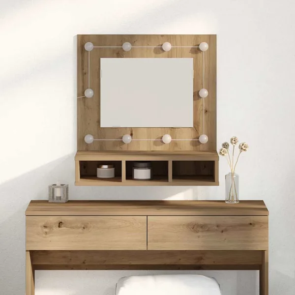 Armoire Miroir Chêne artisanal 60 x 31,5 x 62 cm