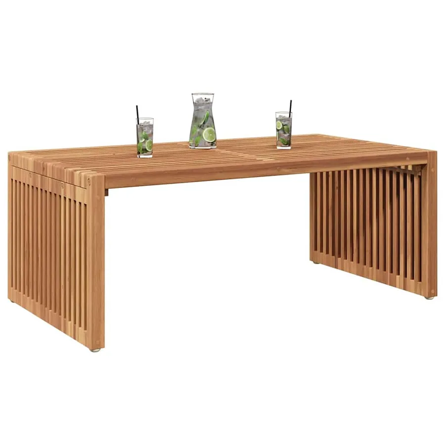 Table d'appoint de jardin Marron 90 x 50 x 36 cm - 3