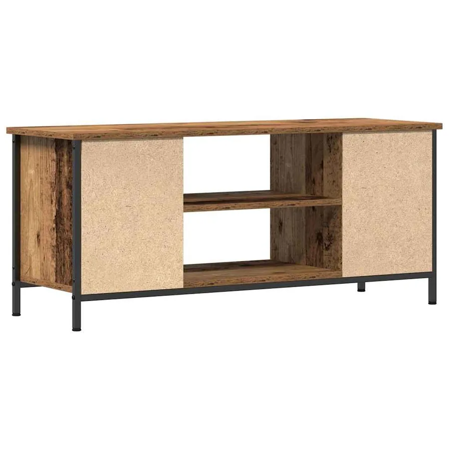 Meuble TV Bois Ancien 102 x 35 x 45 cm Bois d'ingénierie - 7