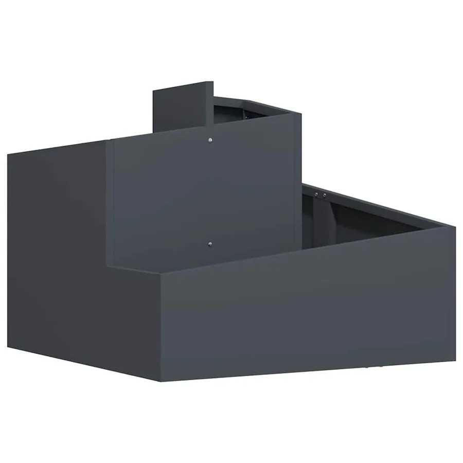 Cache-pot de jardin Anthracite 60 x 60 x 50 cm - 2