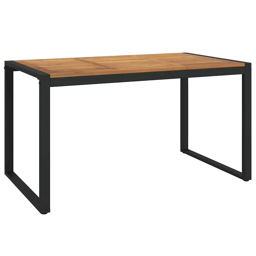 Ensemble de salle à manger pour jardin 5 pcs Noir et Marron - 6