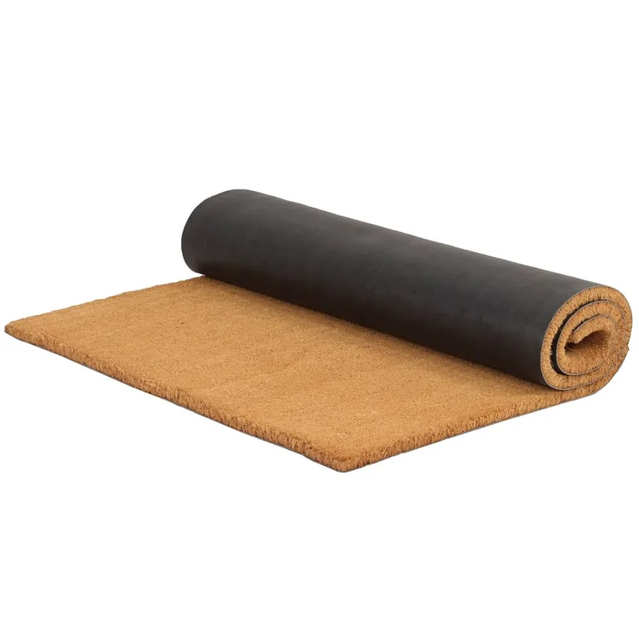 Tapis de porte naturel 80x100 cm fibre de coco touffeté - 2