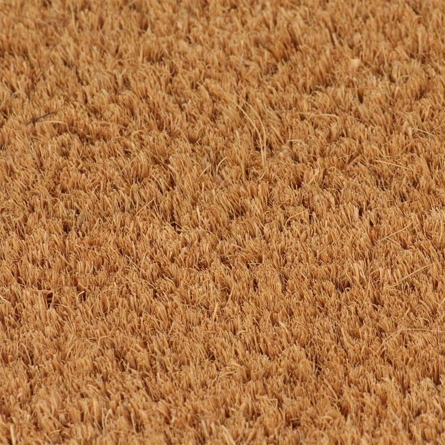 Tapis de porte naturel 80x100 cm fibre de coco touffeté - 3