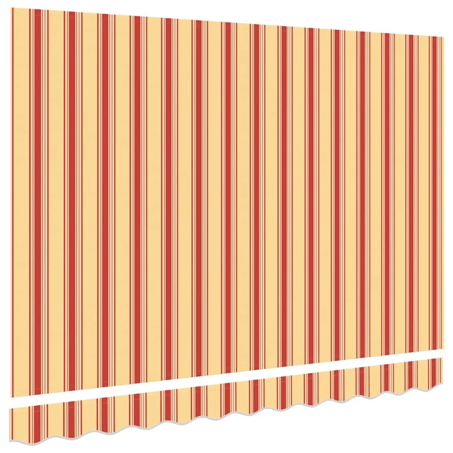 Toile de rechange pour auvent Jaune et Orange 3 x 2 m Polyester - 4