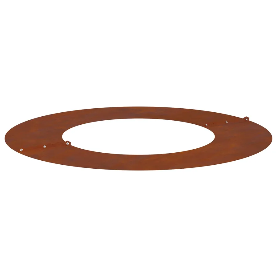 adapté pour anneaux d'arbre plats 5 pc Rouillé Ø40/70 cm - 4