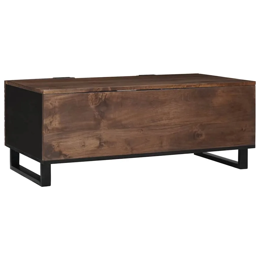 Table basse Noyer 100 x 54 x 40 cm Bois d'ingénierie - 5