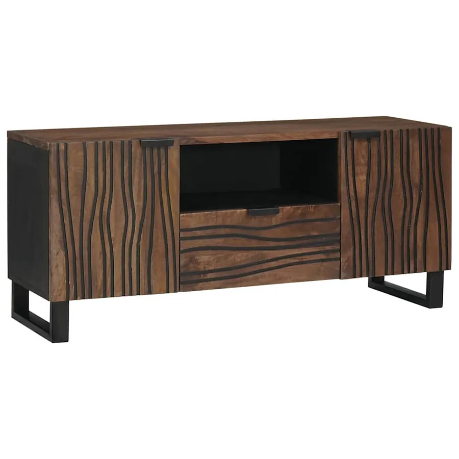 Unites TV avec tiroir Noyer 105 x 33 x 46 cm Bois d'ingénierie