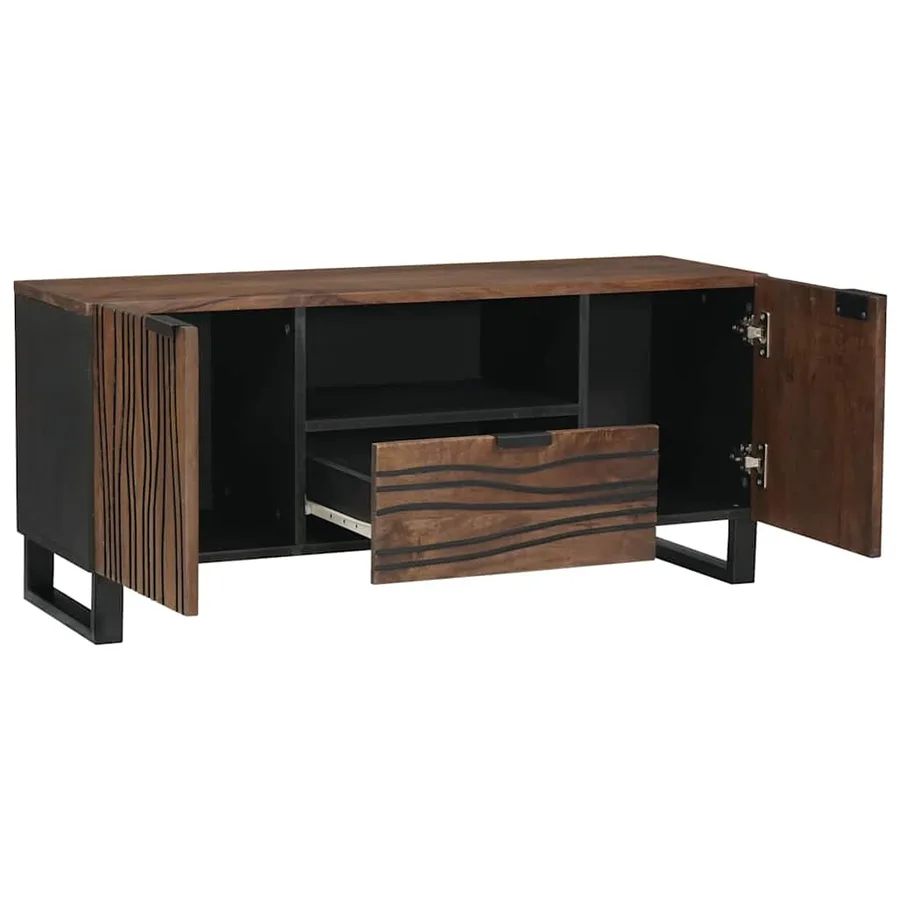 Unites TV avec tiroir Noyer 105 x 33 x 46 cm Bois d'ingénierie - 2