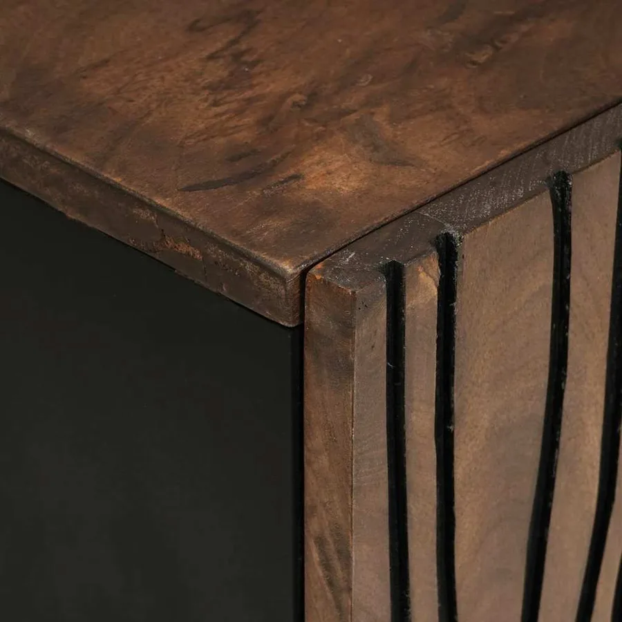 Unites TV avec tiroir Noyer 105 x 33 x 46 cm Bois d'ingénierie - 7