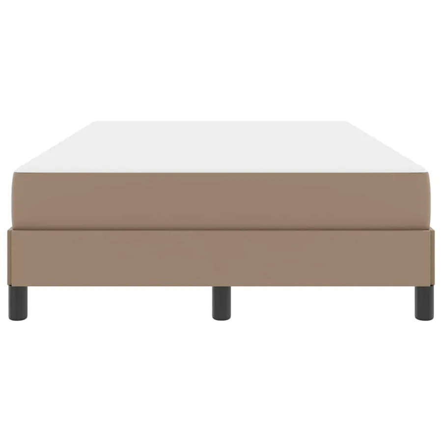 Cadre de lit avec matelas Cappuccino 120 x 200 cm tissu - 7