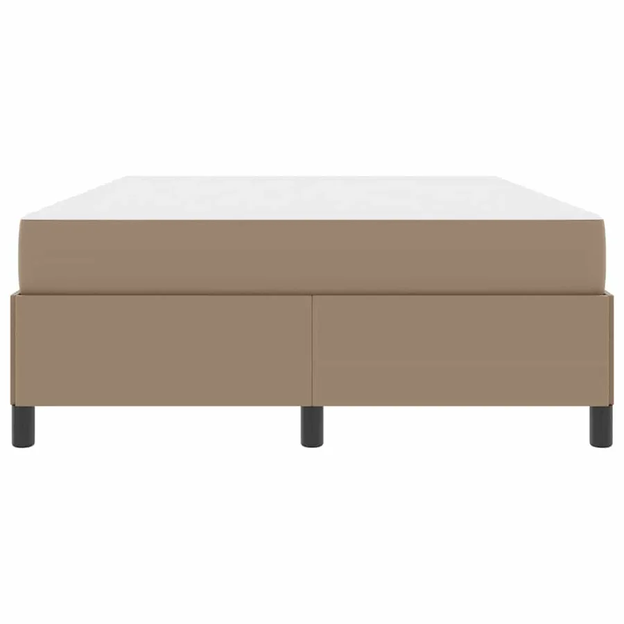 Cadre de lit avec matelas Cappuccino 140 x 190 cm tissu - 7