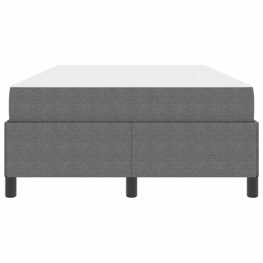 Cadre de lit avec matelas Gris clair 120 x 190 cm tissu - 4