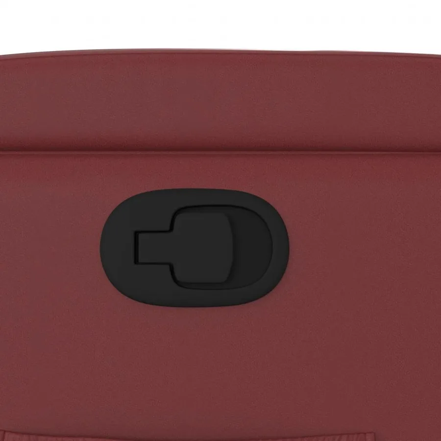 Fauteuil inclinable Rouge bordeaux Similicuir - 9