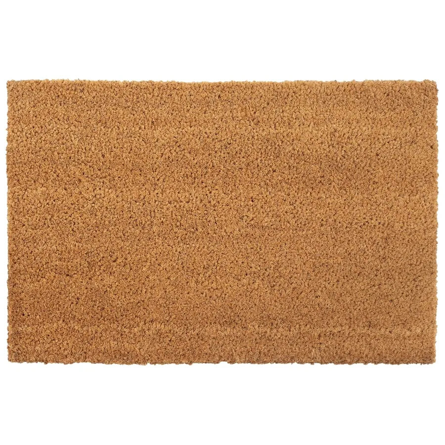 Tapis de porte 2 pcs naturel 40x60 cm fibre de coco touffeté - 2