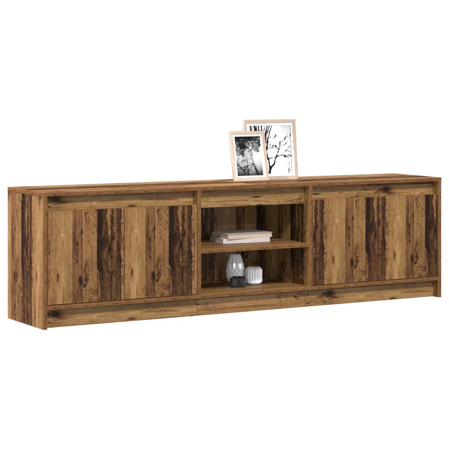 Unites TV 180 x 34 x 50 cm Marron Bois d'ingénierie - 3