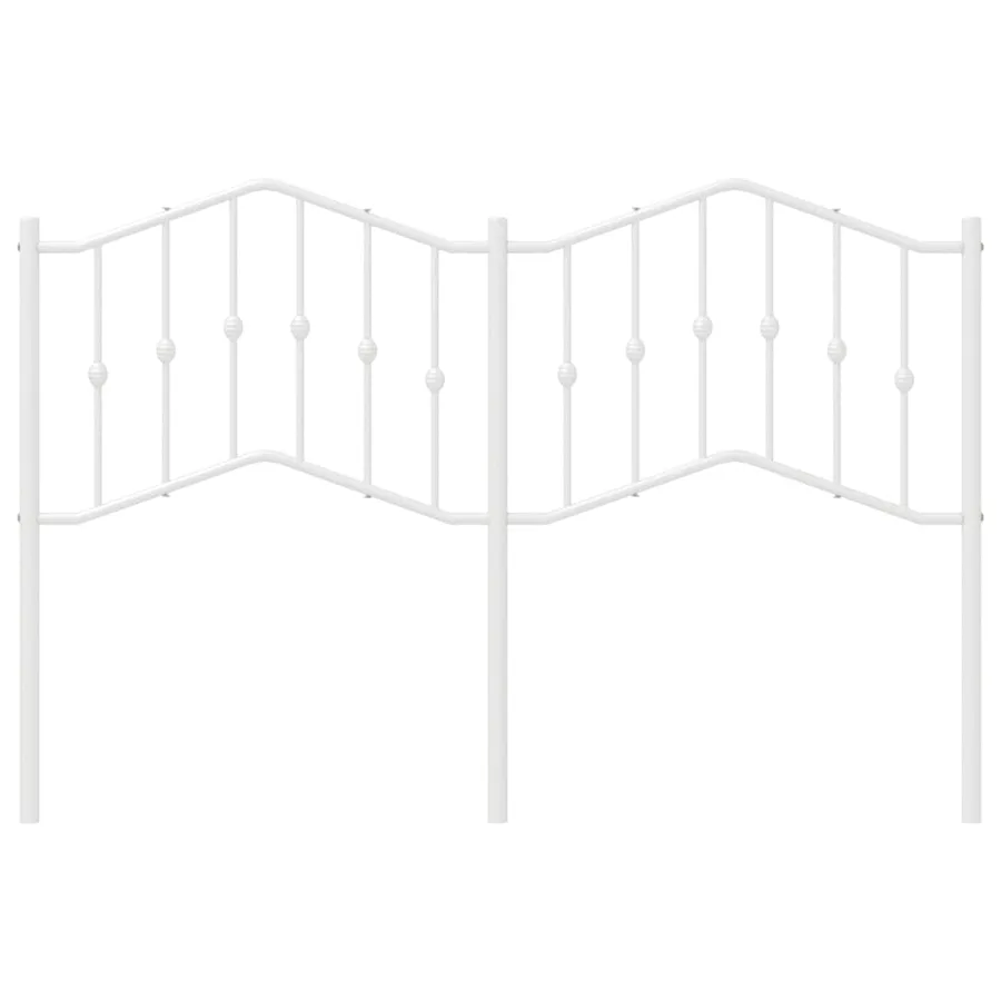 Tête de lit de remplacement métal blanc 150 cm - 4