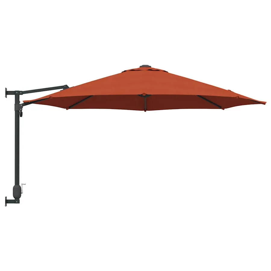 Parasol de jardin Terre cuite 248 x 248 x 148 cm - 5