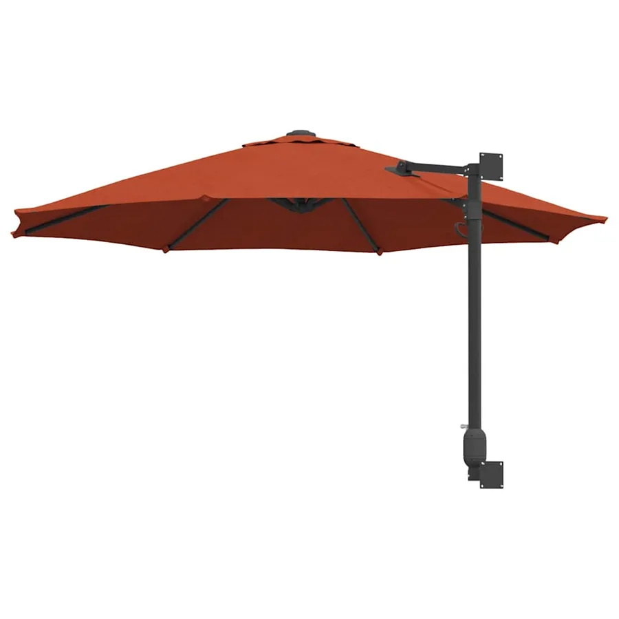 Parasol de jardin Terre cuite 248 x 248 x 148 cm - 6
