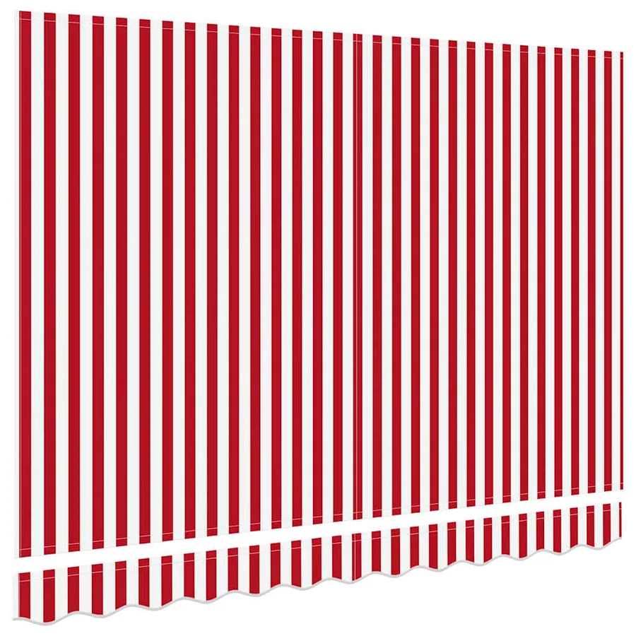 Toile de rechange pour auvent Rouge et Blanc 2,5 x 2 m - 4