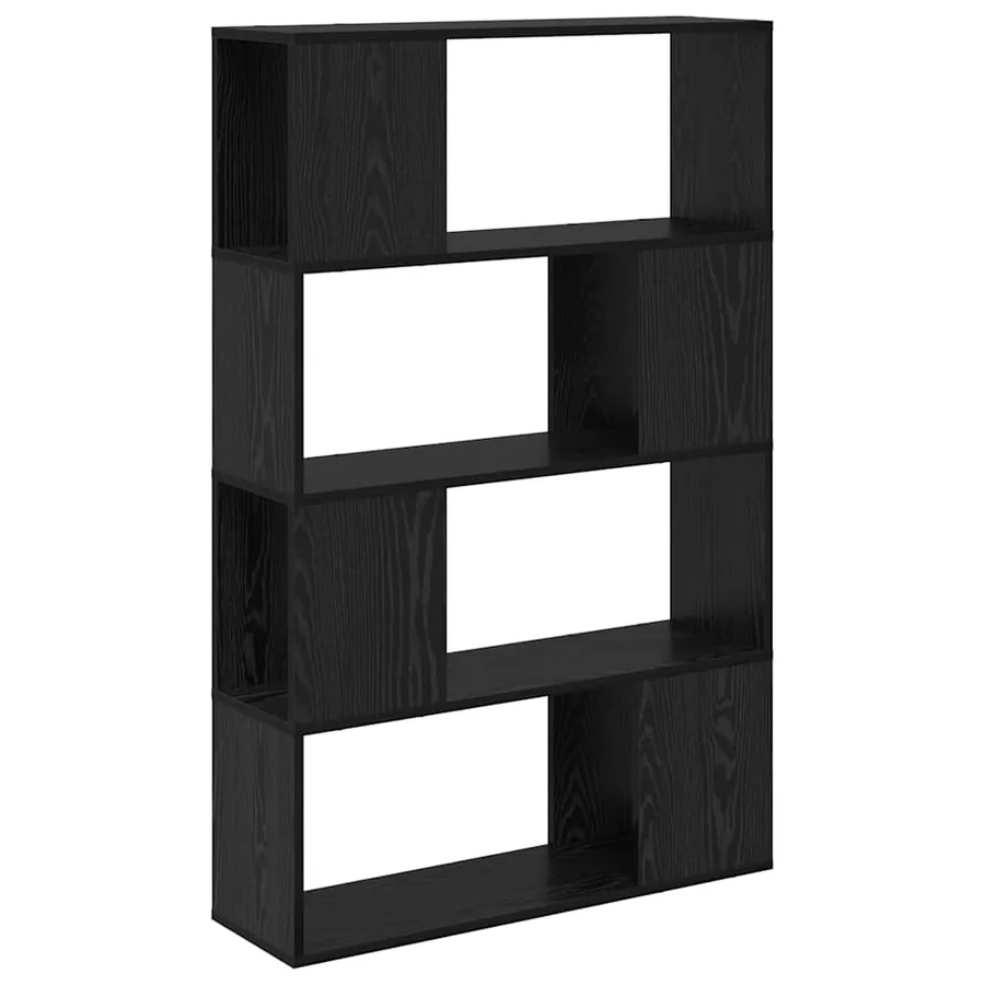 Ensemble meuble TV Noir 80 x 24 x 125 cm Bois d'ingénierie - 7