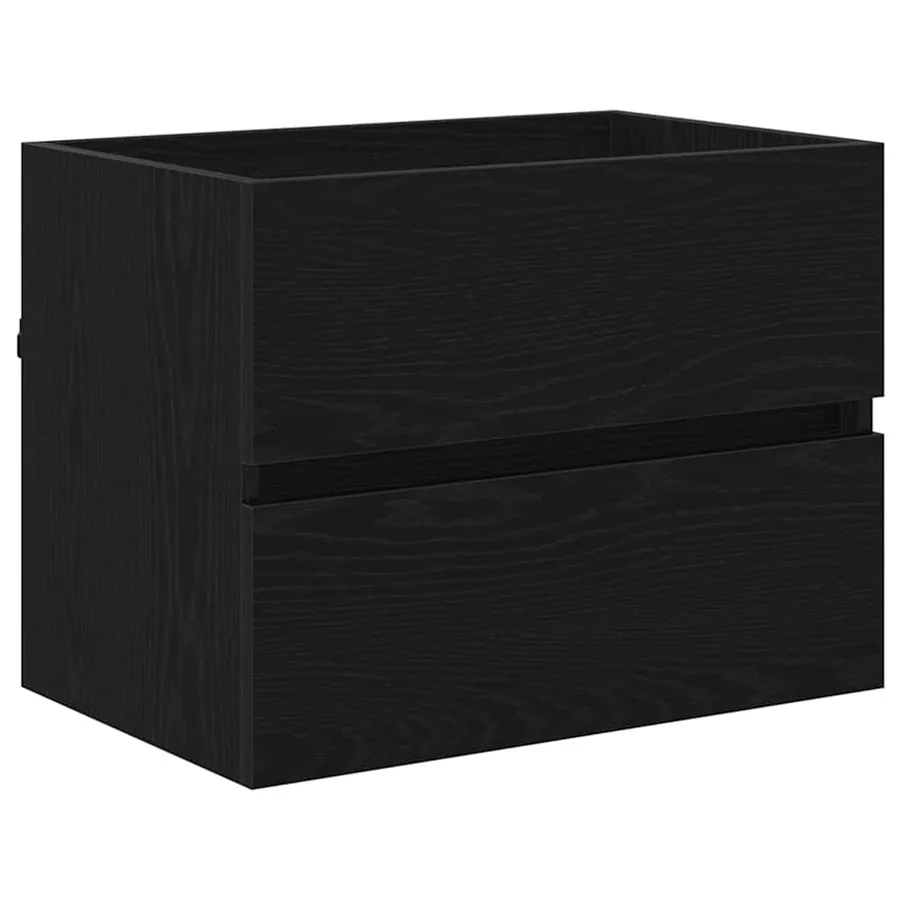 Ensemble de mobilier de salle de bain 2 pcs Chêne noir - 7