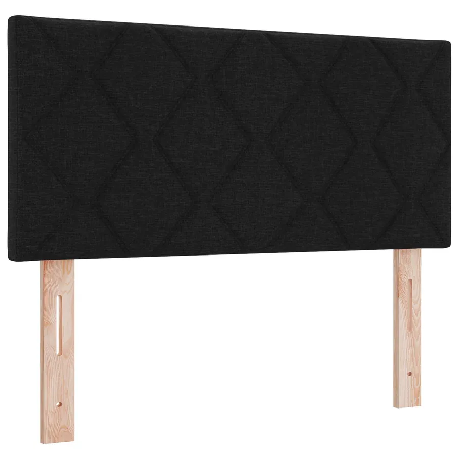 Tête de lit LED Noir 100 cm tissu - 2
