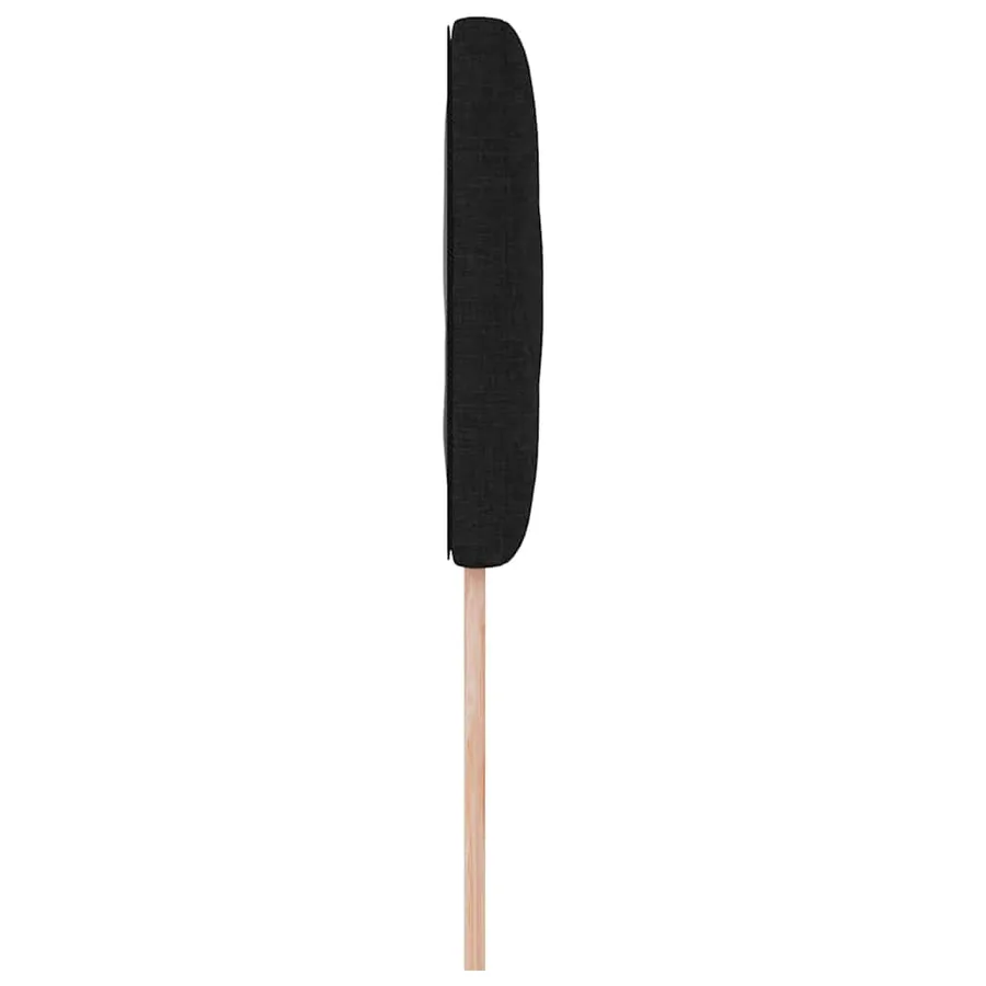 Tête de lit LED Noir 100 cm tissu - 5