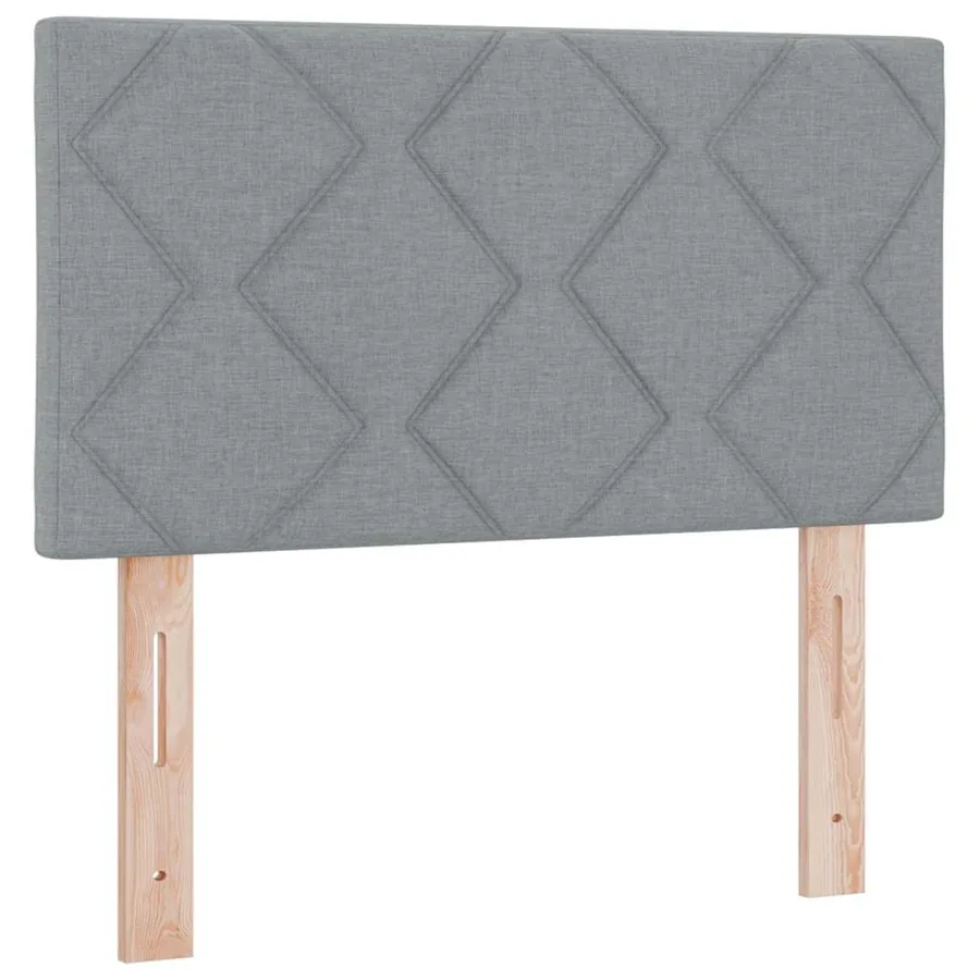 Tête de lit Gris clair 80 cm tissu - 2