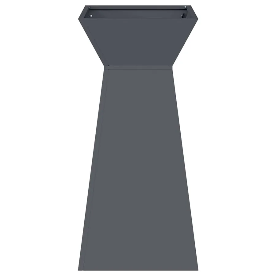 Jardinière à pilier 2 pc Anthracite 35 x 35 x 73 cm - 6