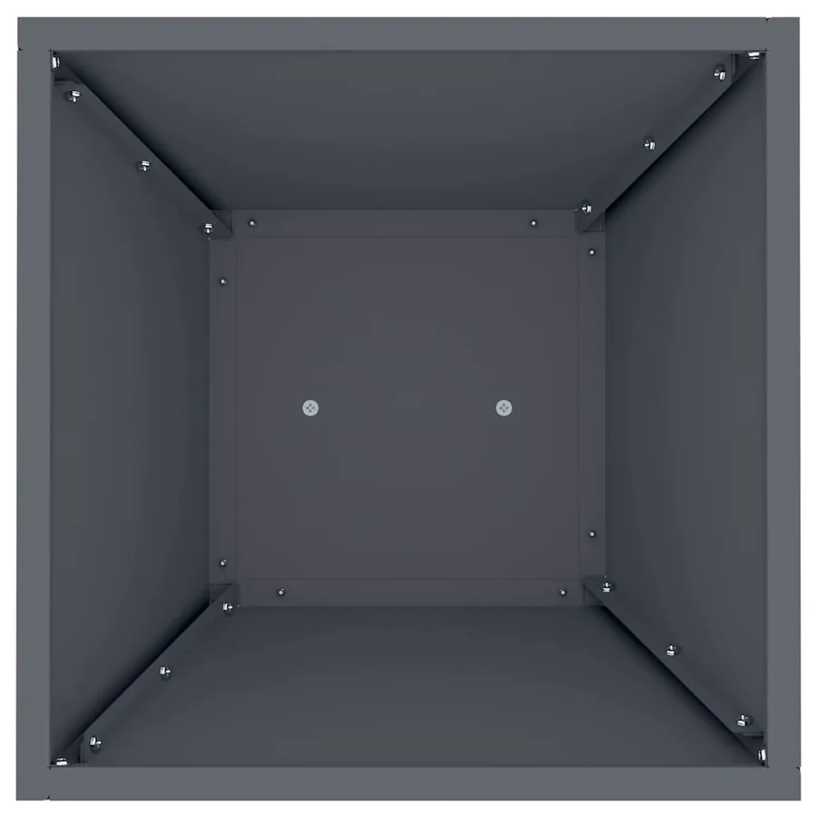 Jardinière à pilier 2 pc Anthracite 35 x 35 x 73 cm - 7