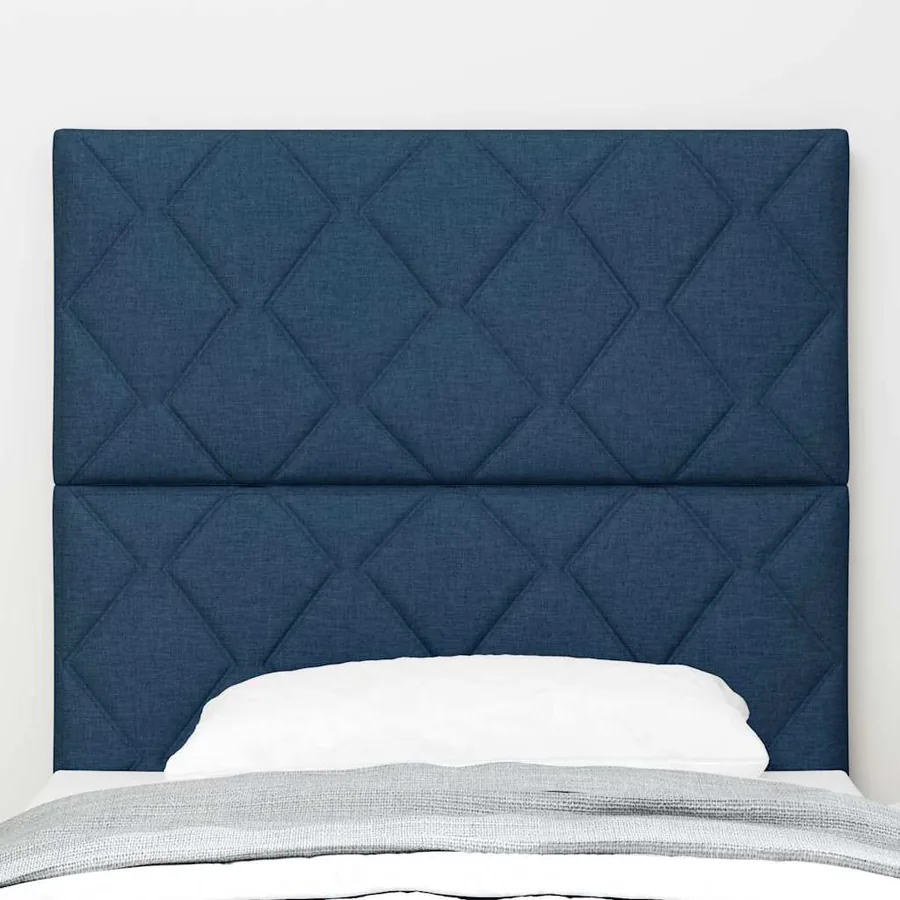 Tête de lit Bleu 100 cm tissu - 3