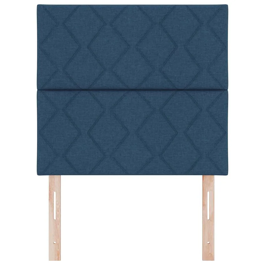 Tête de lit Bleu 100 cm tissu - 4