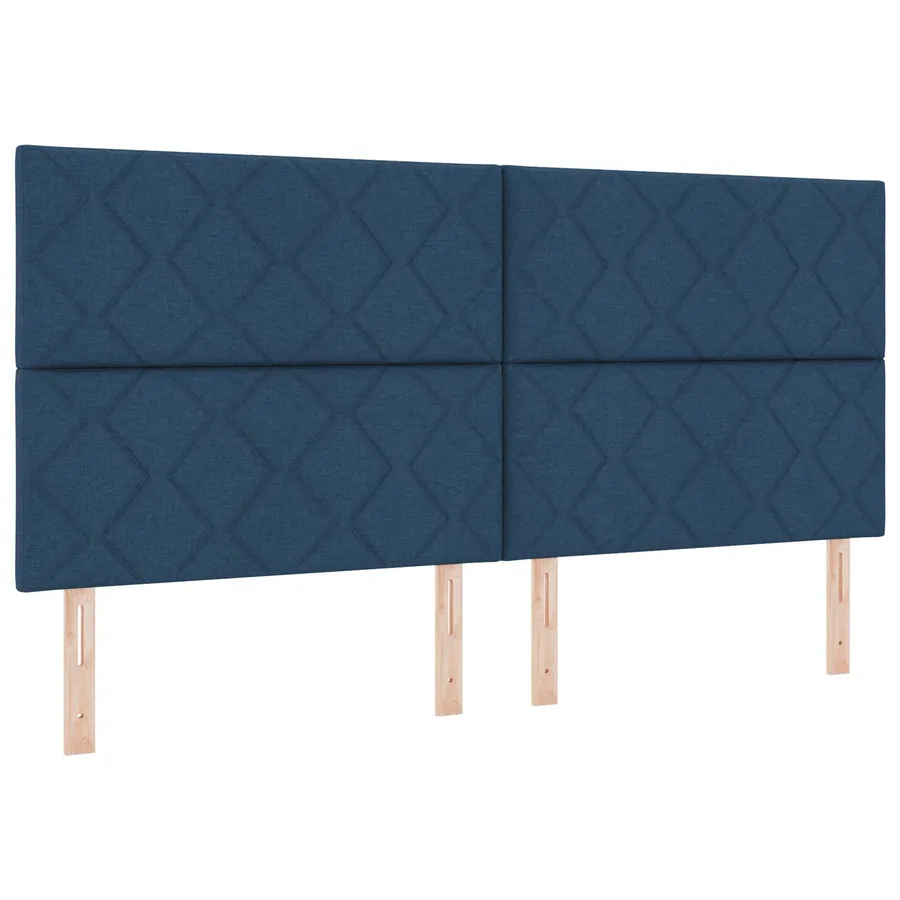 Tête de lit LED Bleu 200 cm tissu - 2