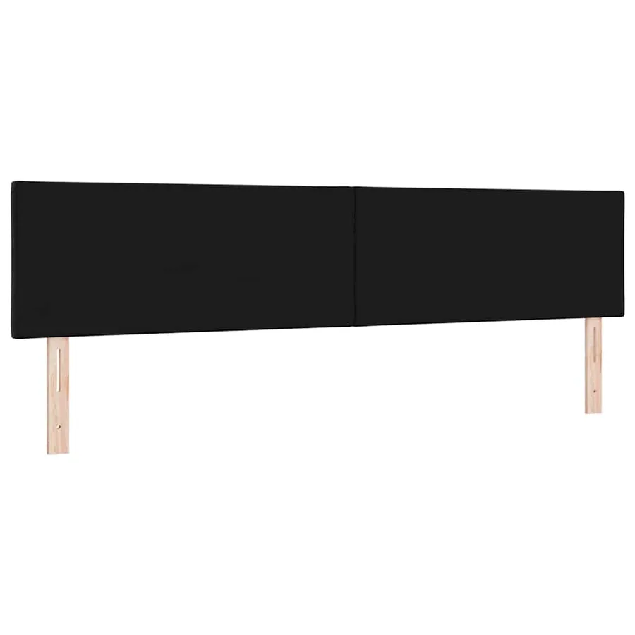 Tête de lit Noir 200 cm Velours - 4