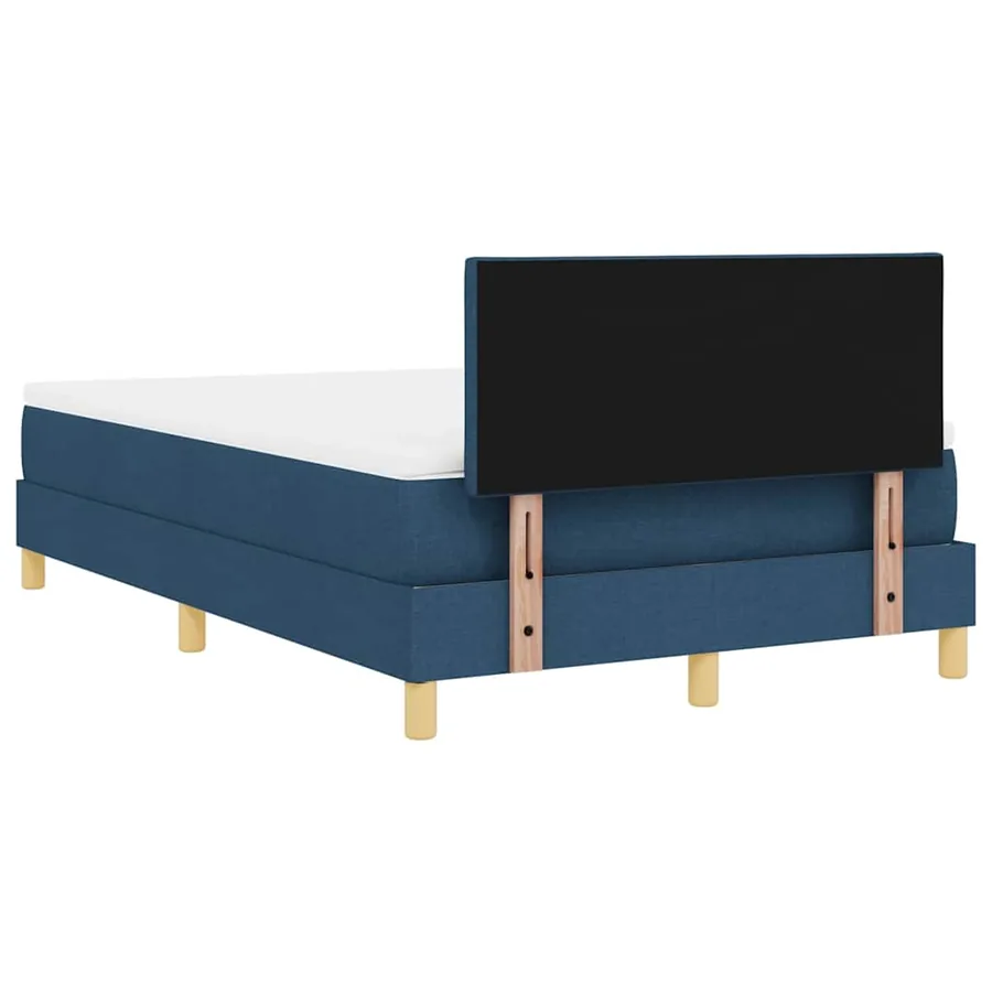 Lit à ressort LED avec bandes LED Bleu 120 x 200 cm tissu - 10