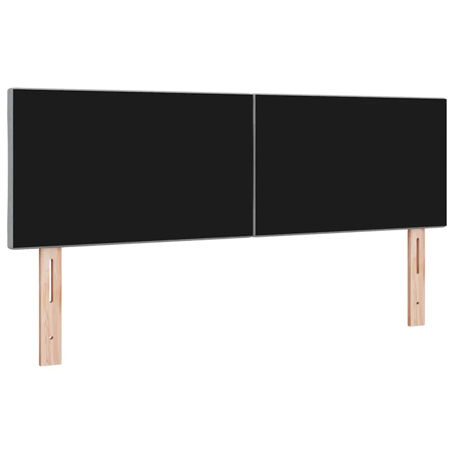 Tête de lit Gris clair 160 cm tissu - 4