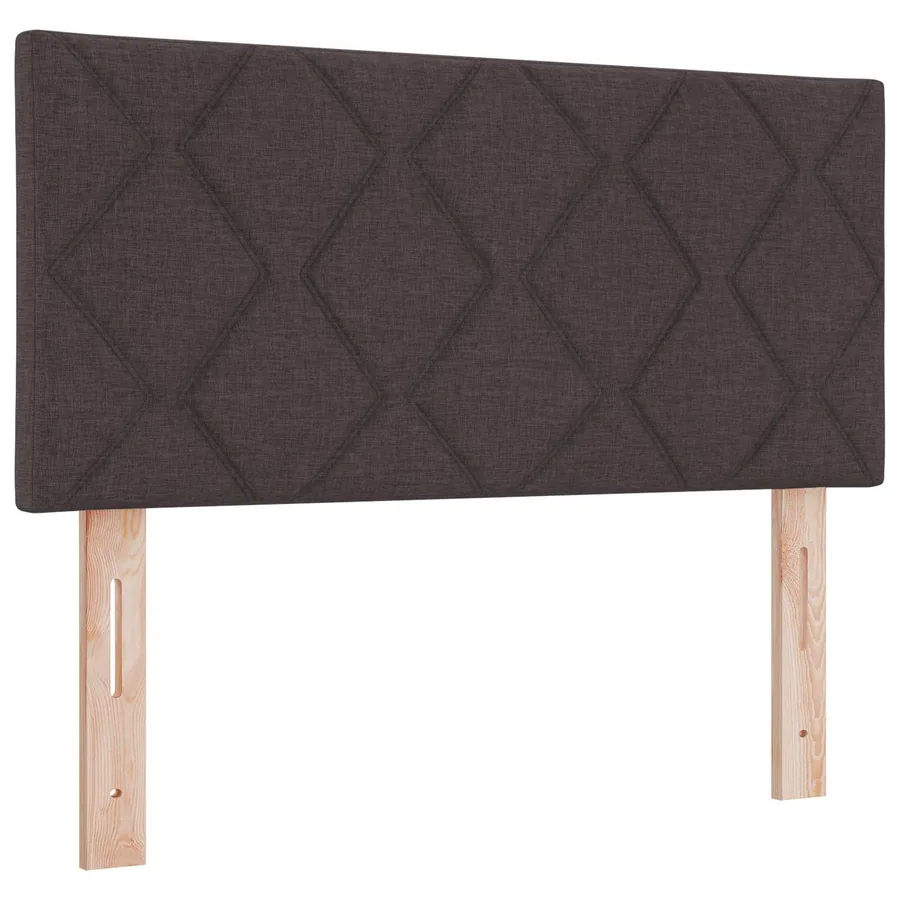 Tête de lit LED Marron 90 cm tissu - 2