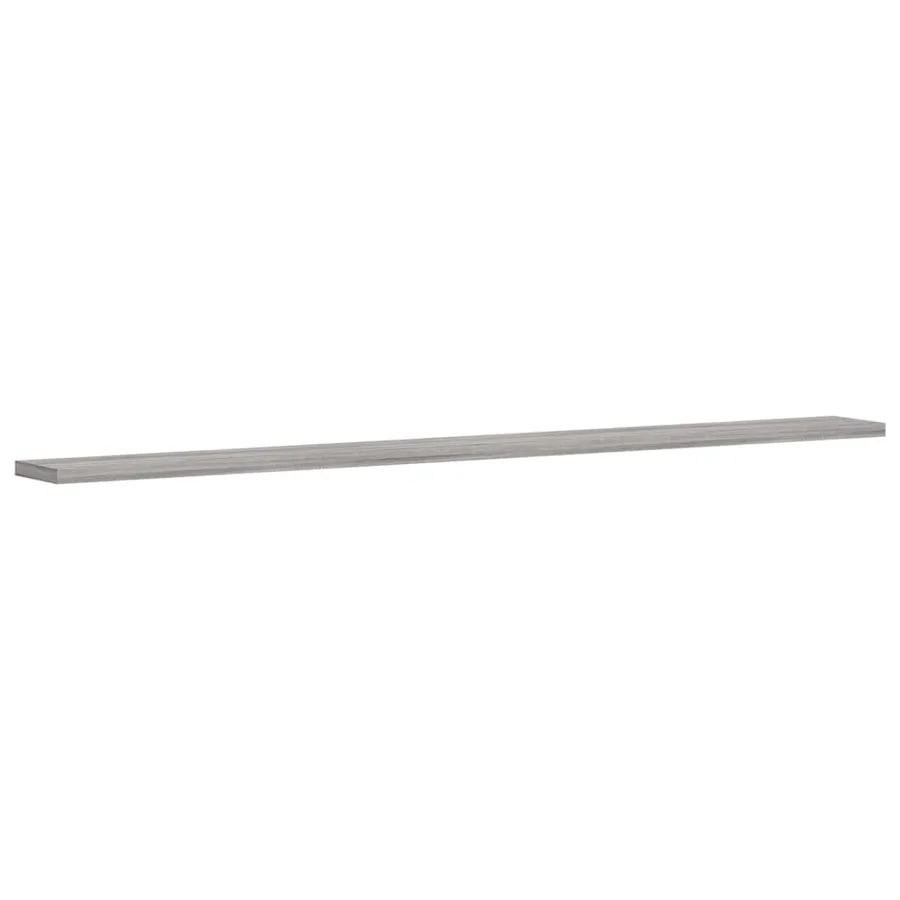 Étagères murales 4 pcs sonoma gris 100x10x1,5cm bois ingénierie - 4
