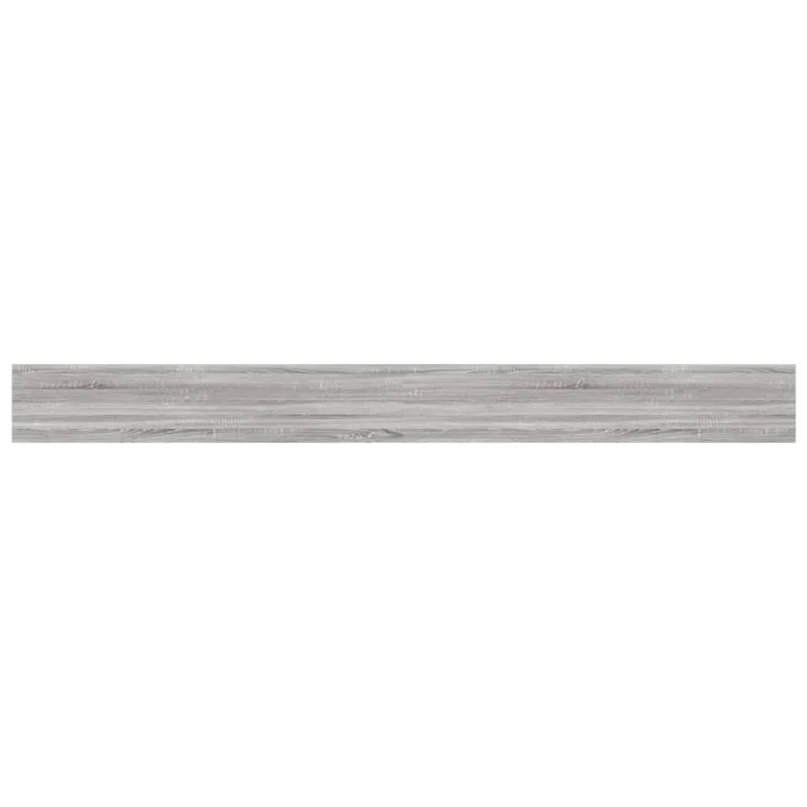 Étagères murales 4 pcs sonoma gris 100x10x1,5cm bois ingénierie - 6