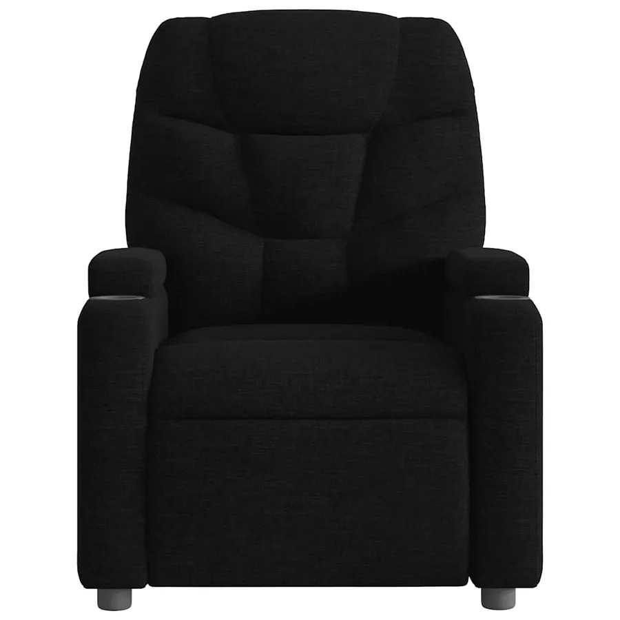 Fauteuil inclinable Noir Tissu - 3