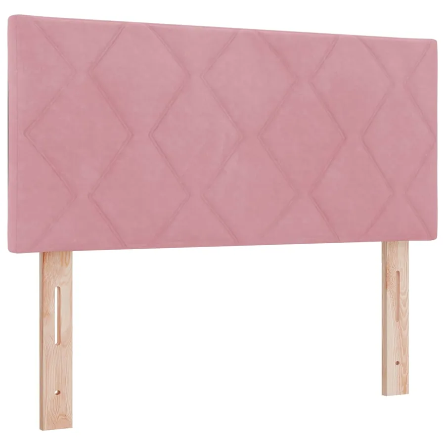Tête de lit Rose 100 cm Velours - 2