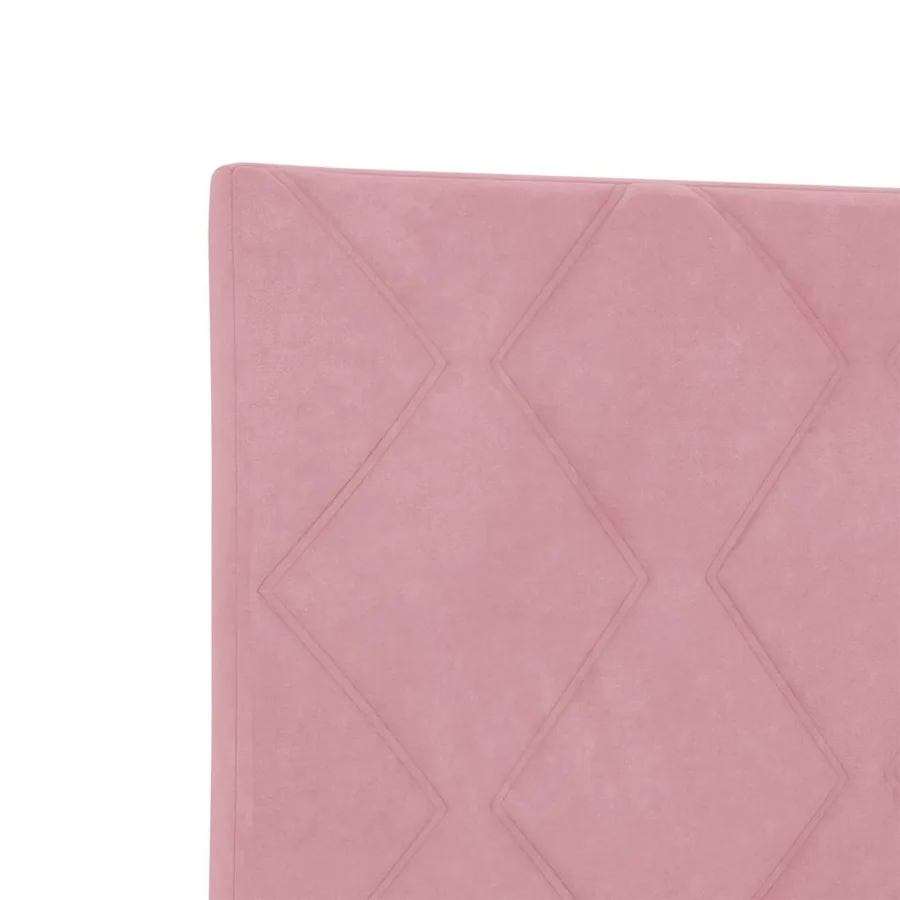 Tête de lit Rose 100 cm Velours - 7