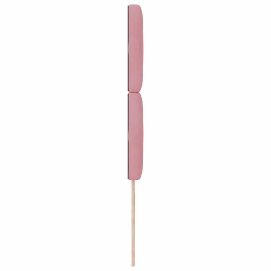 Tête de lit LED avec bandes LED Rose 90 cm Velours - 6