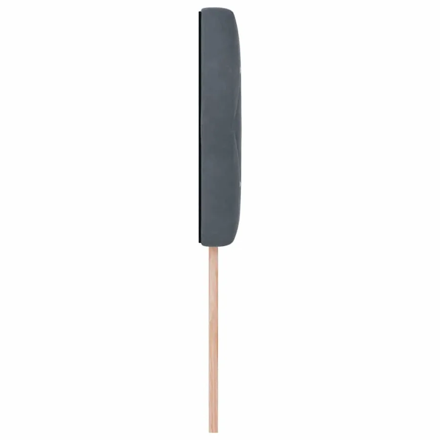 Tête de lit Gris foncé 90 cm Velours - 5