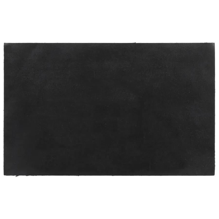 Tapis de porte gris foncé 50x80 cm fibre de coco touffeté - 2