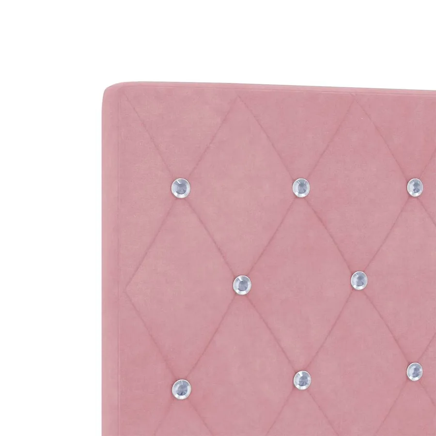 Tête de lit Rose 80 cm Velours - 7