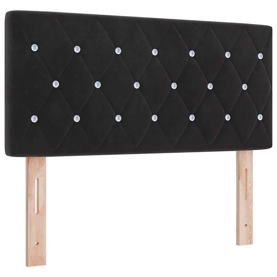 Tête de lit Noir 100 cm Velours - 2