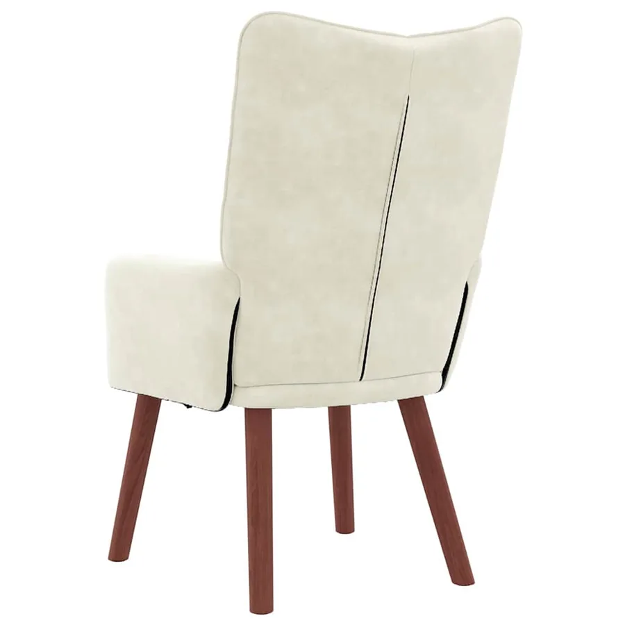 fauteuil Crème 63 x 67 x 94 cm Velours - 6