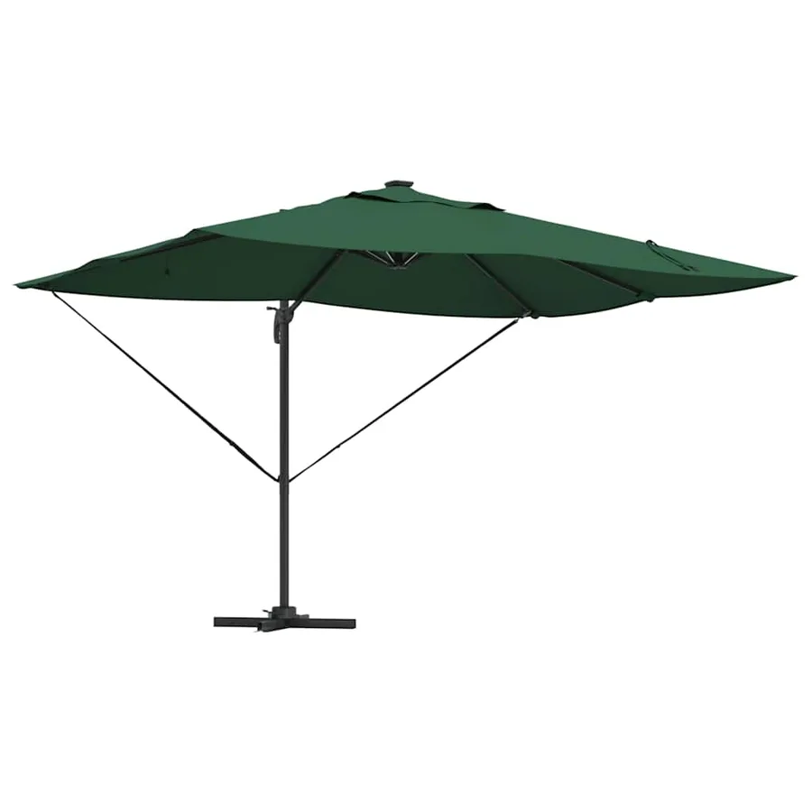 Parasol Vert 352 x 251 x 265 cm Polyester et Aluminium - 2